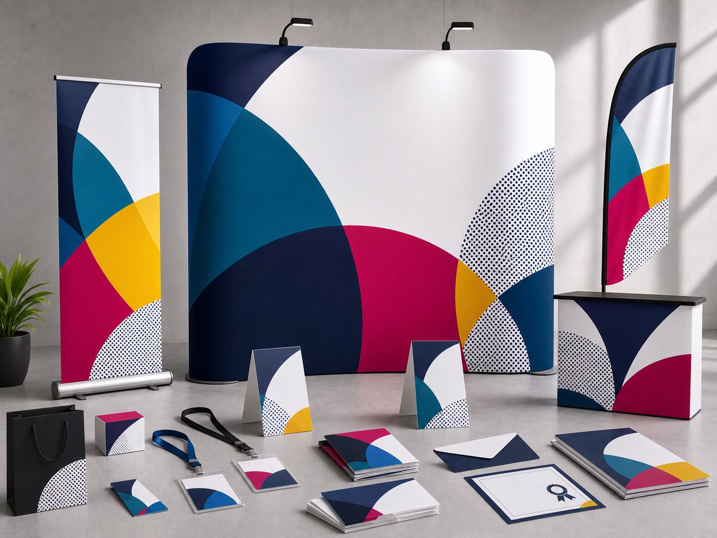 Event and exhibition print branding kit