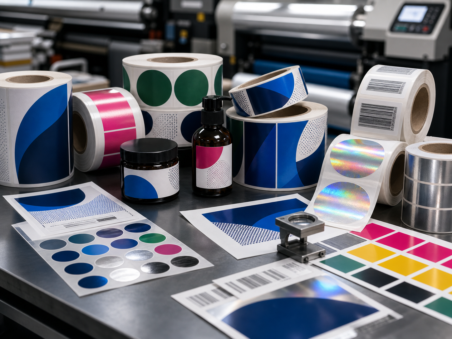 Labels stickers and flexible print finishing